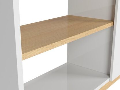 Raft Dan, sonoma/alb, 120x181x36 cm - imagine 5