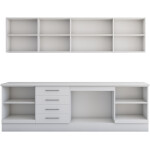 Set Bucatarie Alfa cu Print, 260 cm, Alb/Fructe - imagine 5