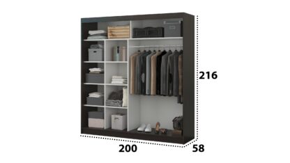 Dressing Dome d02-20, wenge - imagine 3
