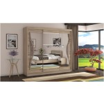 Dressing Dome D06-24, Sonoma, 240x216x58 cm, 3 usi culisante
