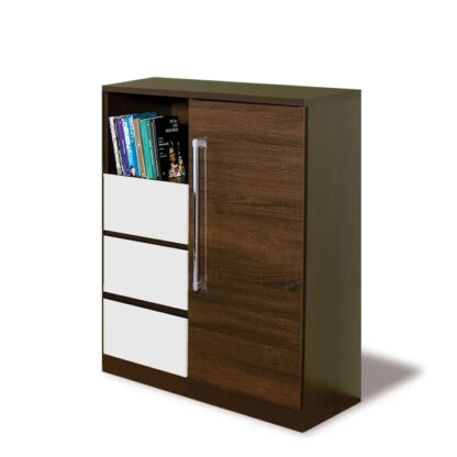 Comoda Dome DY3, culoare wenge, 85x105x42 cm