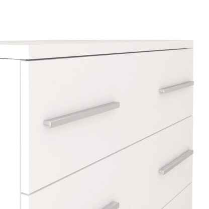 Comoda Tobi, alb, 80x93x40 cm, 4 sertare - imagine 3