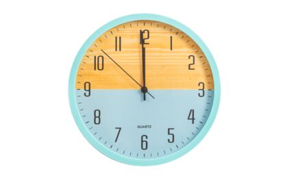 Ceas de perete Blue, 30 cm, mecanism silentios