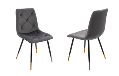 Set masa MB-78 negru cu 4 scaune S-164 gri - imagine 10