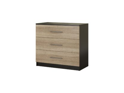 Comoda Beta, Wenge/Sonoma, 90x82x42.5 cm
