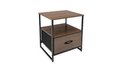 Dulap depozitare 1S, Nuc, MDF, 45x50x40 cm - imagine 2