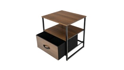 Dulap depozitare 1S, Nuc, MDF, 45x50x40 cm - imagine 3
