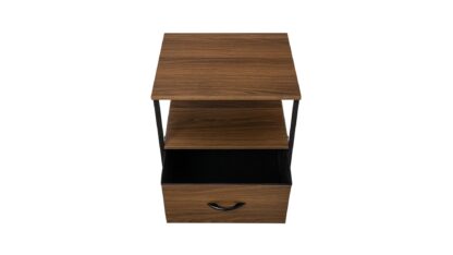 Dulap depozitare 1S, Nuc, MDF, 45x50x40 cm - imagine 6
