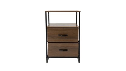 Dulap depozitare, Nuc, MDF, 2S, 45x70x40 cm