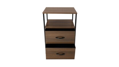 Dulap depozitare, Nuc, MDF, 2S, 45x70x40 cm - imagine 4