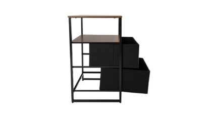 Dulap depozitare, Nuc, MDF, 2S, 45x70x40 cm - imagine 5