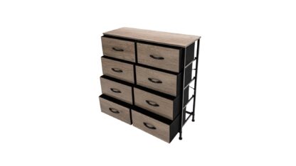 Dulap depozitare 8S, 80x82x30 cm, Gri, MDF - imagine 3