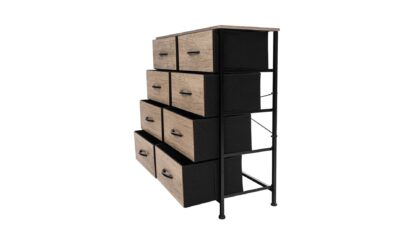 Dulap depozitare 8S, 80x82x30 cm, Gri, MDF - imagine 5