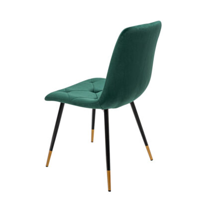 Set masa MB-78 negru cu 4 scaune S-164 verde - imagine 5
