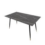 Masa bucatarie MB-78, Negru - imagine 4