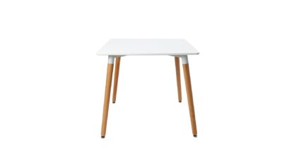 Masa bucatarie mb-76, 80 x 80 x 73 cm, Alb, MDF - imagine 4
