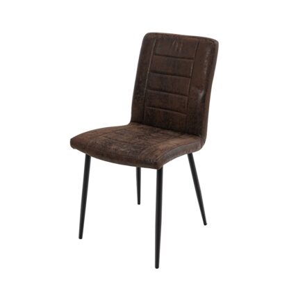 Scaun living S-166, material textil, maro