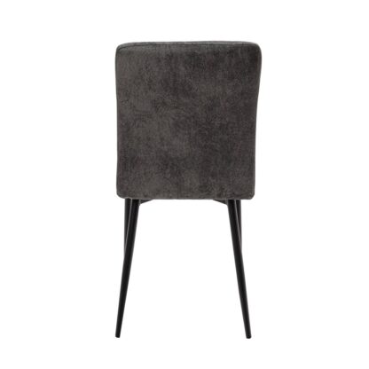 Scaun living S-166, material textil, gri - imagine 7