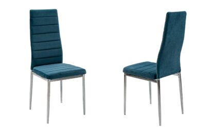 Scaun bucătărie S-152 Albastru, Stofa - imagine 2