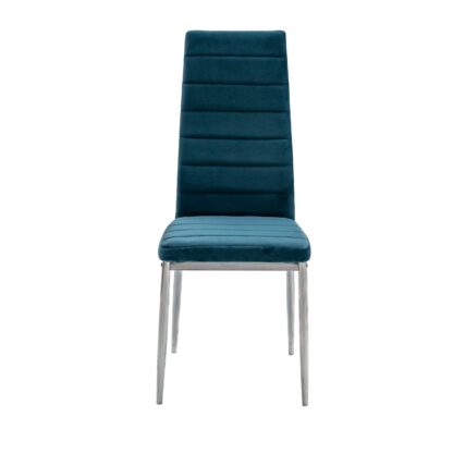 Scaun bucătărie S-152 Albastru, Stofa - imagine 3