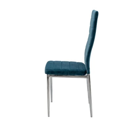 Scaun bucătărie S-152 Albastru, Stofa - imagine 4