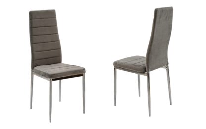 Scaun bucătărie S-152 Gri, Stofa - imagine 2
