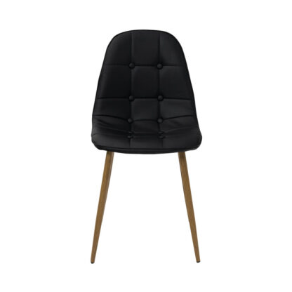 Set masa sticla MB-76 cu 4 scaune S-159 negru - imagine 9