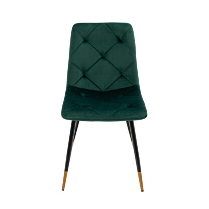 Set masa MB-78 negru cu 4 scaune S-164 verde - imagine 6