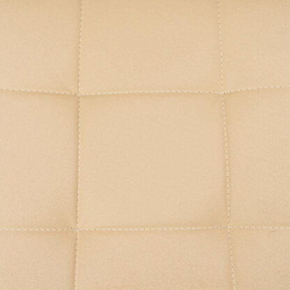 Scaun S-02 Ross, Crem, Piele ecologica, Metal cromat - imagine 6