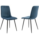 Scaun S-156, stofa, albastru - imagine 6