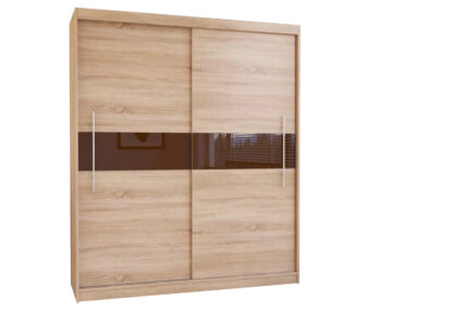 Dressing Radu cu print, Sonoma, 204x218x58 cm, PAL, Usi culisante - imagine 3
