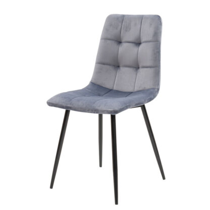 Scaun living S-155, stofa, gri - imagine 3