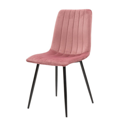 Scaun S-156, stofa, roz