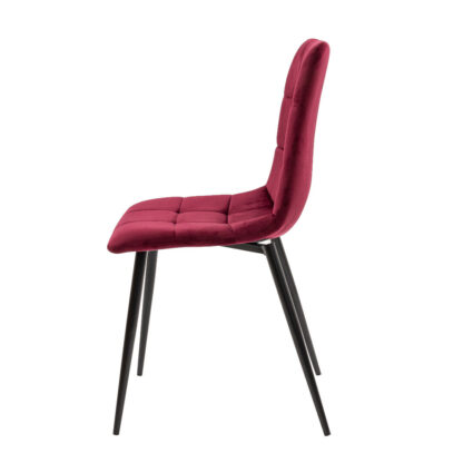 Scaun living S-155, stofa, grena - imagine 4
