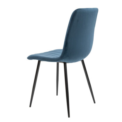 Scaun S-156, stofa, albastru - imagine 4