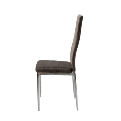 Scaun bucătărie S-152 Gri inchis, Stofa - imagine 2