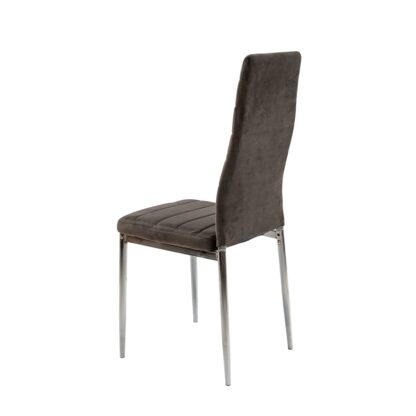 Scaun bucătărie S-152 Gri inchis, Stofa - imagine 3
