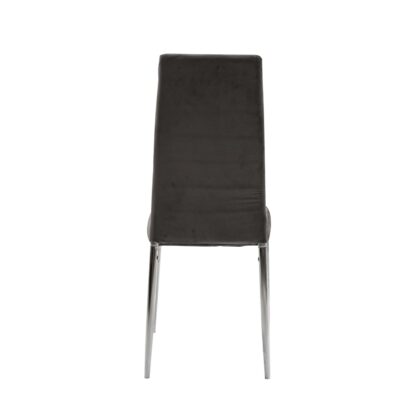 Scaun bucătărie S-152 Gri inchis, Stofa - imagine 4
