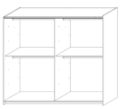 Set dormitor URBAN, ulm/maro, pat 180x200 cm, dulap, comoda, 2 noptiere - imagine 4