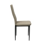 Scaun dining S-122 XS, culoare crem, metal - imagine 3