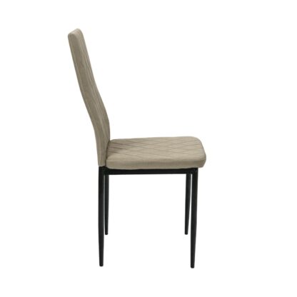Scaun dining S-122 XS, culoare crem, metal - imagine 3