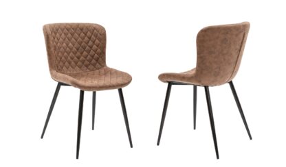 Scaun dining S-154, Cappuccino, 48x84x40 cm - imagine 6