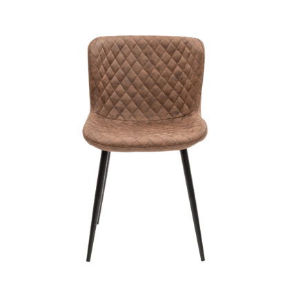 Scaun dining S-154, Cappuccino, 48x84x40 cm - imagine 2