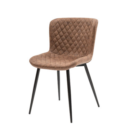 Scaun dining S-154, Cappuccino, 48x84x40 cm