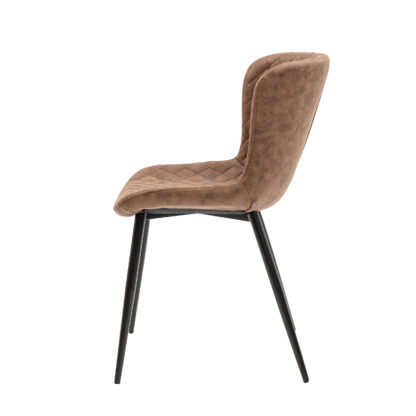 Scaun dining S-154, Cappuccino, 48x84x40 cm - imagine 3
