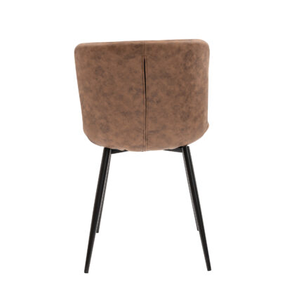 Scaun dining S-154, Cappuccino, 48x84x40 cm - imagine 5