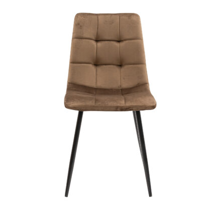 Scaun living S-155, stofa, maro - imagine 3
