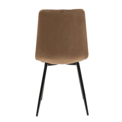 Scaun living S-155, stofa, maro - imagine 6