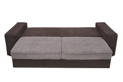 Canapea Sasha D15-28, Ciocolata cu lapte/Maro, 256 cm, material textil - imagine 9