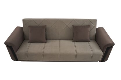 Canapea Alma, extensibila, 230x70x85, stofa, cu lada de depozitare - imagine 4